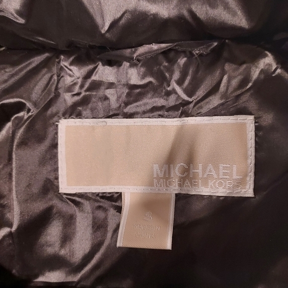 Michael Kors charcoal Down Puffer coat sz XS S NWT MSRP $229 - Picture 12 of 15